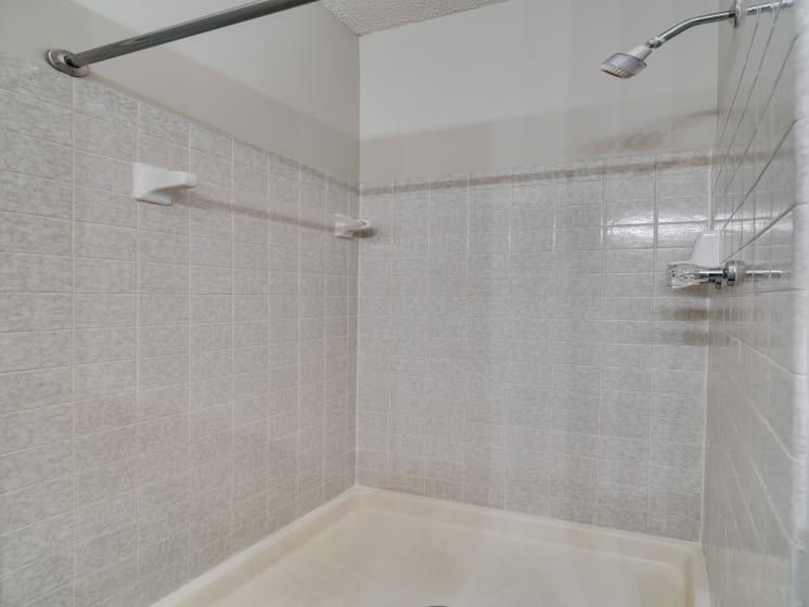 Tiled Walk-In Shower